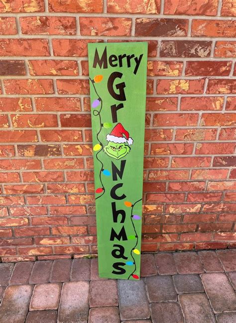 wooden grinch sign|Wooden Grinch Signs .